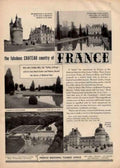 Chateau France Valley Vintage Retro Advert Ads A4 Photo Print