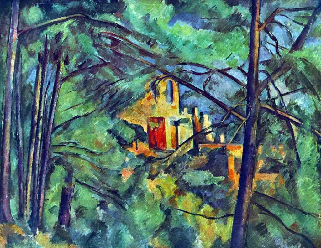 Chateau Noir Cezanne A4 Photo Print