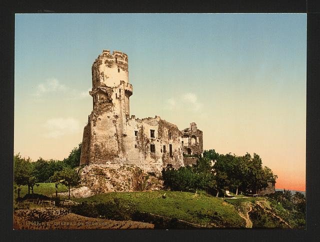 Chateau de Tournoel Clermont Ferrand Vintage A4 Photo Print