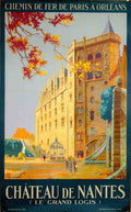 ChateauNantes Vintage Advert A4 Photo Print