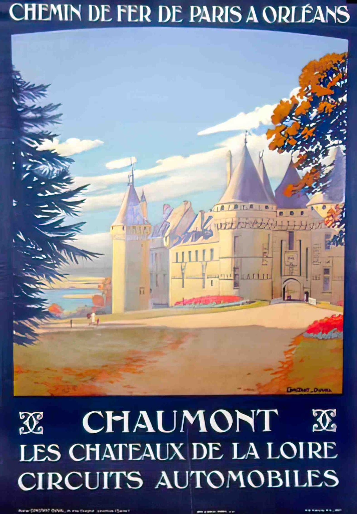 Chaumont Advert A4 Photo Print
