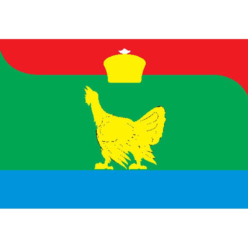 Chebarkul Rayon Flag N4056 A4 Photo Print