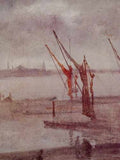 Chelsea Wharf Grey And Silver A4 Photo Print