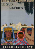 Chemin De Fer Algeriens De L Etat Le Sud Algerien Touggourt Vintage Advert A4 Photo Print
