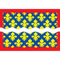 Cher Dep Flag N2921 A4 Photo Print