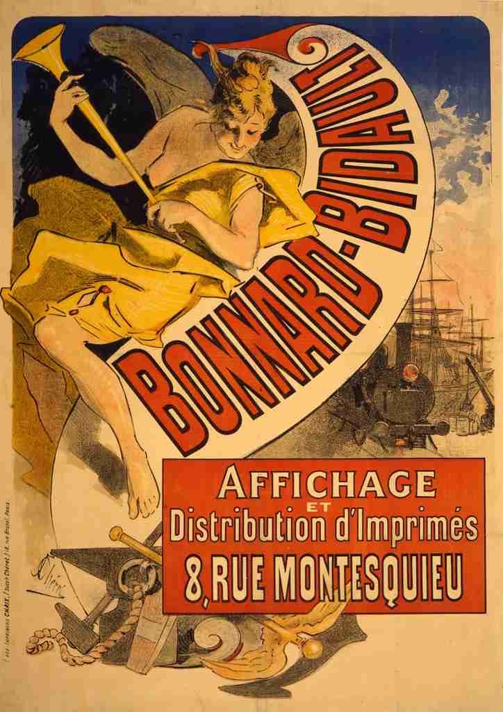 Cheret Jules 1836 1932 Bonnard Bidault 1887 A4 Photo Print