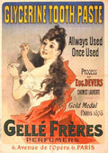 Cheret Jules 1836 1932 Glycerine tooth paste 1889 A4 Photo Print