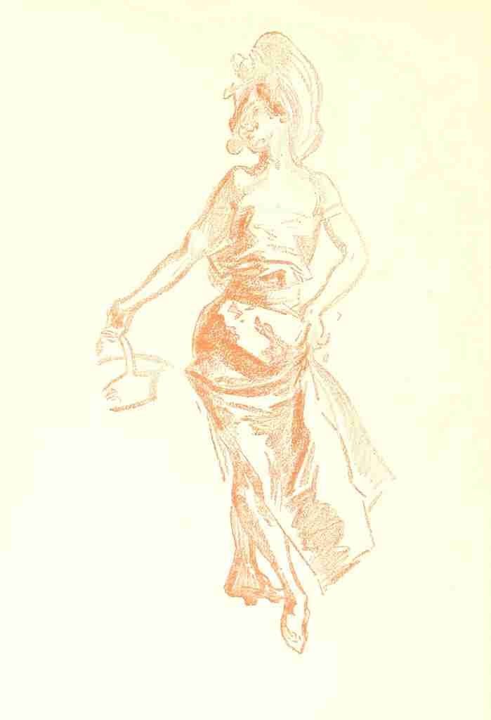 Cheret Jules 1836 1932 The Studio 1903 Study in sanguine 3 A4 Photo Print