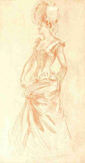 Cheret Jules 1836 1932 The Studio 1903 Study in sanguine 4 A4 Photo Print