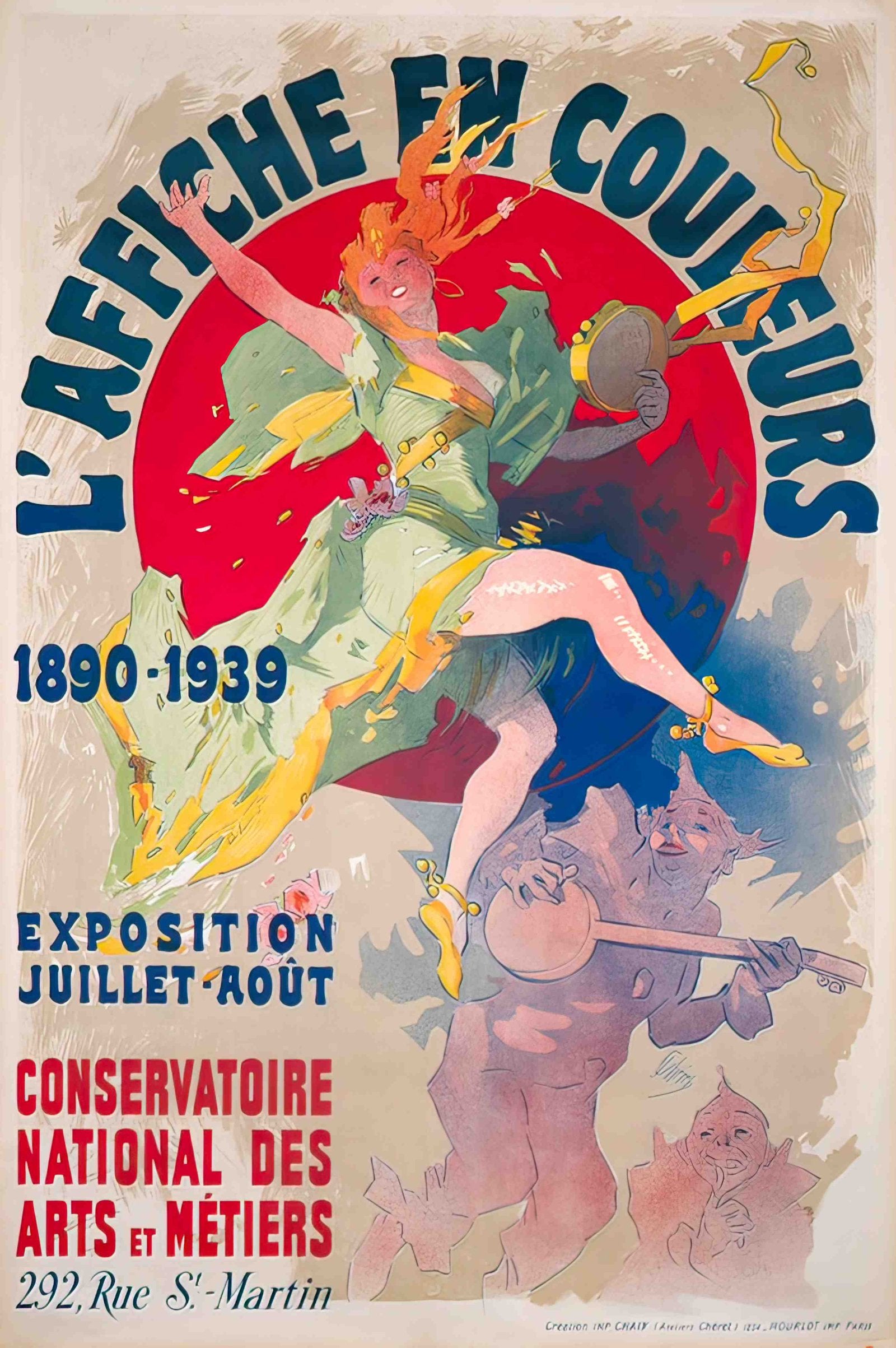 CheretExpoAffiches Advert A4 Photo Print