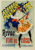 Cheret, Jules Les Affiches Illustrees 1896, Alcazar dete A4 Photo Print