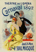Cheret, Jules Les Affiches Illustrees 1896, Carnaval 1892 A4 Photo Print