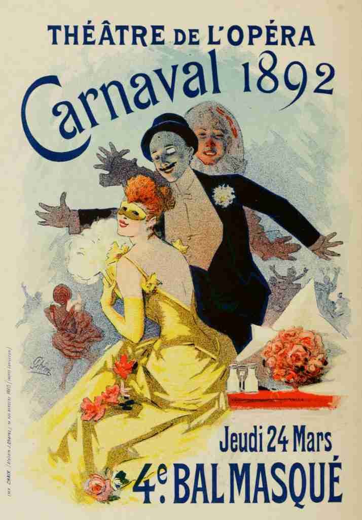 Cheret, Jules Les Affiches Illustrees 1896, Carnaval 1892 A4 Photo Print