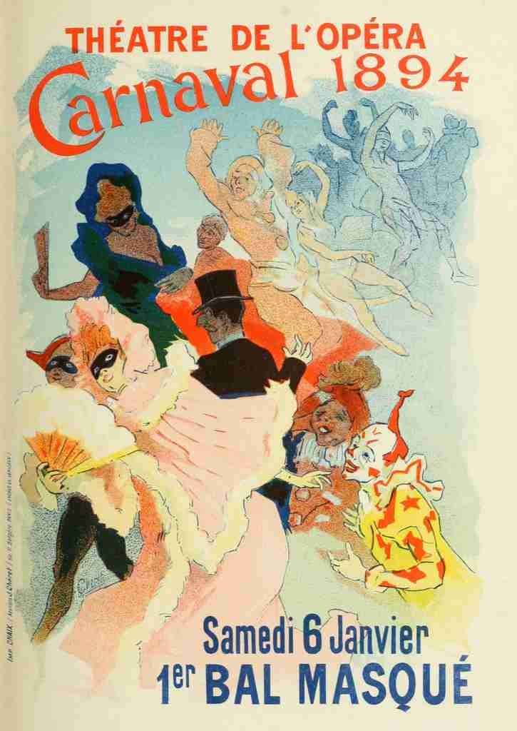 Cheret, Jules Les Affiches Illustrees 1896, Carnaval 1894 A4 Photo Print