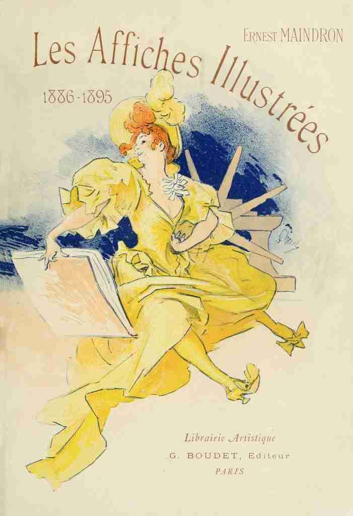 Cheret, Jules Les Affiches Illustrees 1896, Cover A4 Photo Print