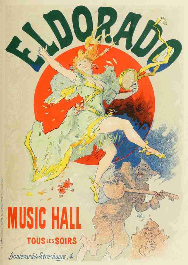Cheret, Jules Les Affiches Illustrees 1896, Eldorado A4 Photo Print
