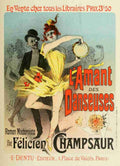 Cheret, Jules Les Affiches Illustrees 1896, LAmant des Danseuses A4 Photo Print