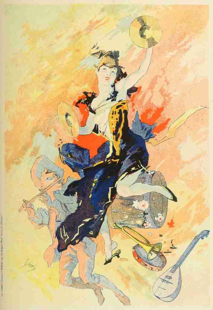 Cheret, Jules Les Affiches Illustrees 1896, Opera 1 A4 Photo Print