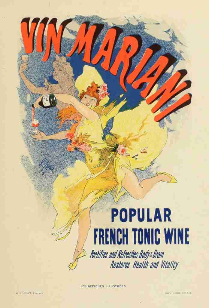 Cheret, Jules Les Affiches Illustrees 1896, Vin Mariani A4 Photo Print