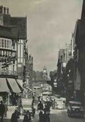 Cheshire Chester Eastgate Street c1930s Vintage A4 Photo Print