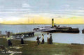 Cheshire Eastham Pier 1910s Vintage A4 Photo Print