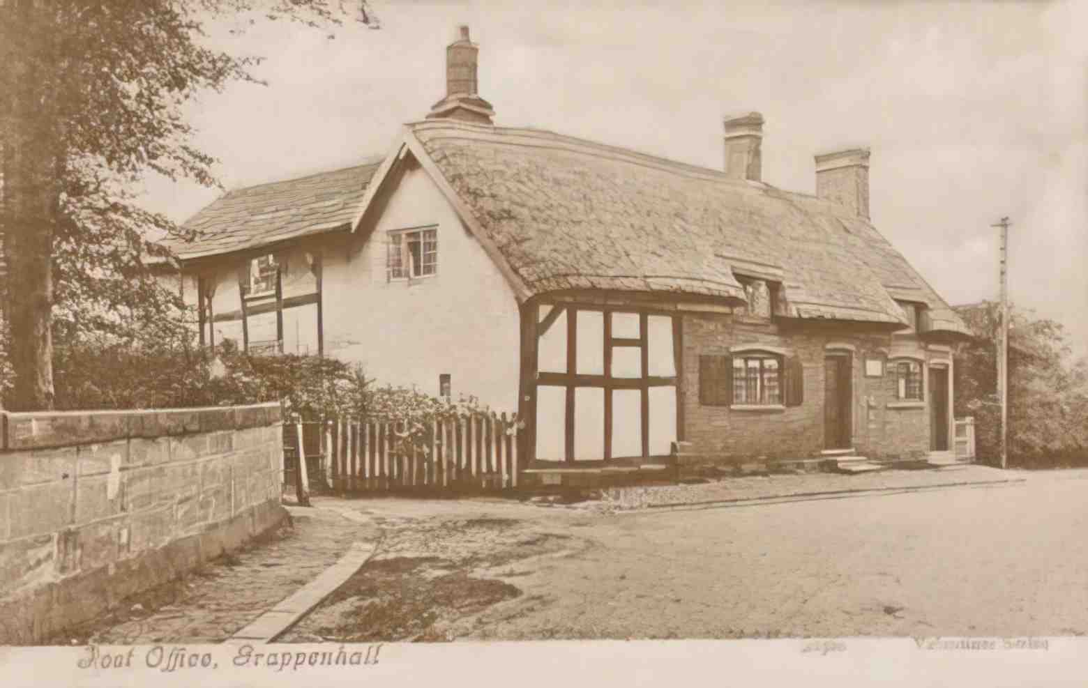 Cheshire Grappenhall Post Office Vintage A4 Photo Print