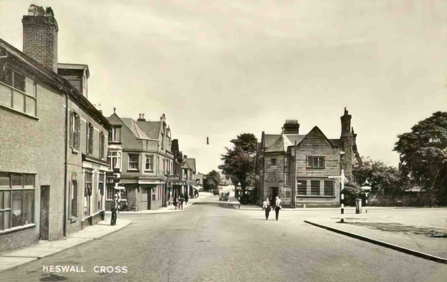 Cheshire Heswall Cross Vintage A4 Photo Print