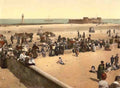Cheshire New Brighton Beach Vintage A4 Photo Print