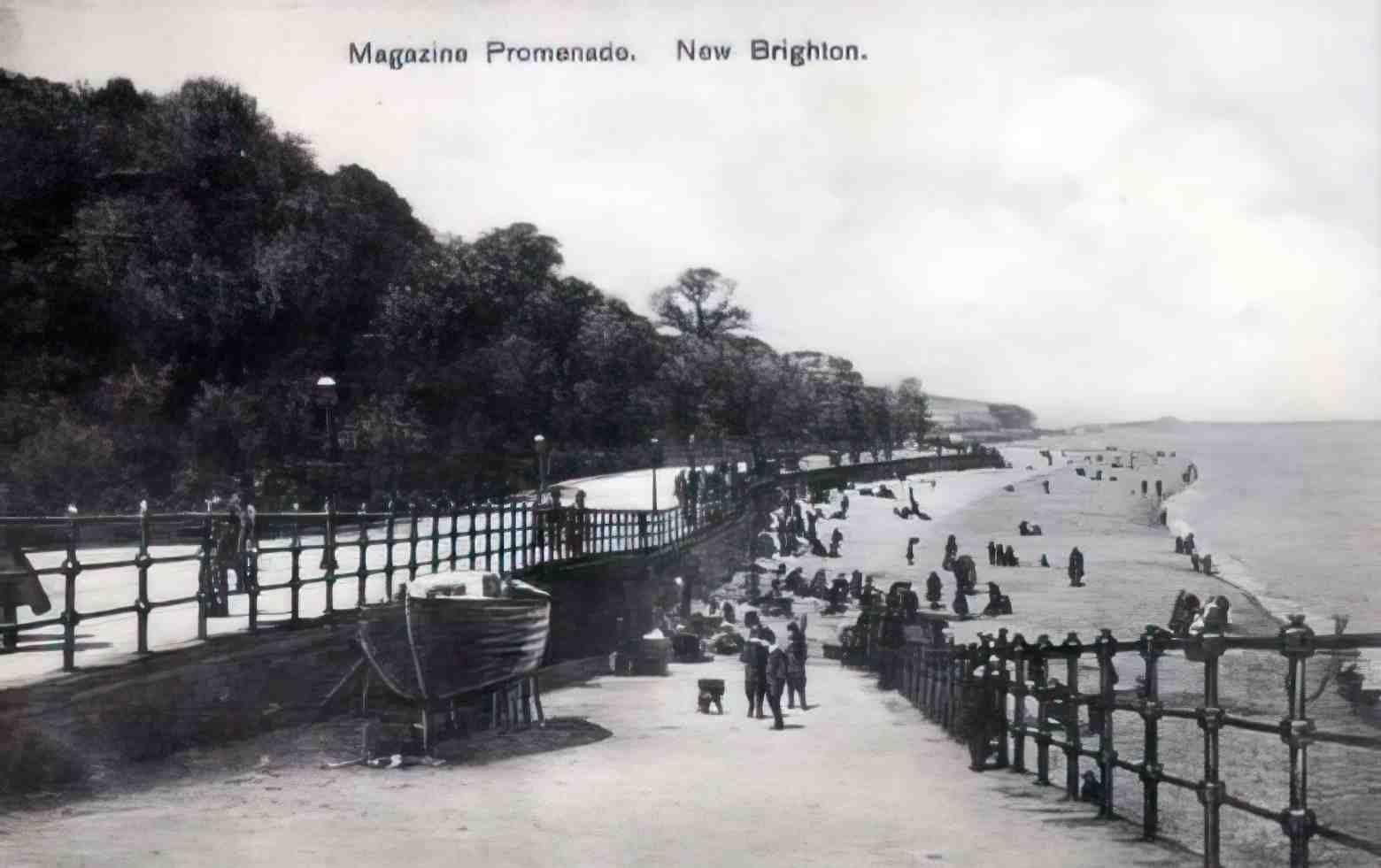 Cheshire New Brighton Magazine Prom Vintage A4 Photo Print