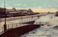 Cheshire New Brighton Promenade 1910s Vintage A4 Photo Print