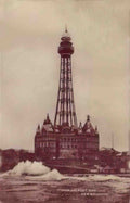 Cheshire New Brighton The Tower 1910s Vintage A4 Photo Print