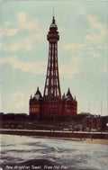 Cheshire New Brighton Tower from the Pier Vintage A4 Photo Print
