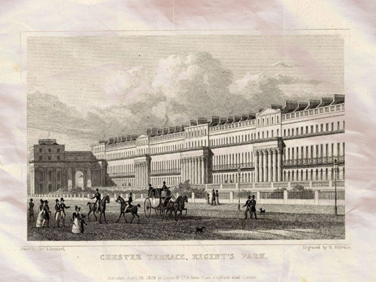Chester London England Shepherd 1827 Vintage A4 Photo Print