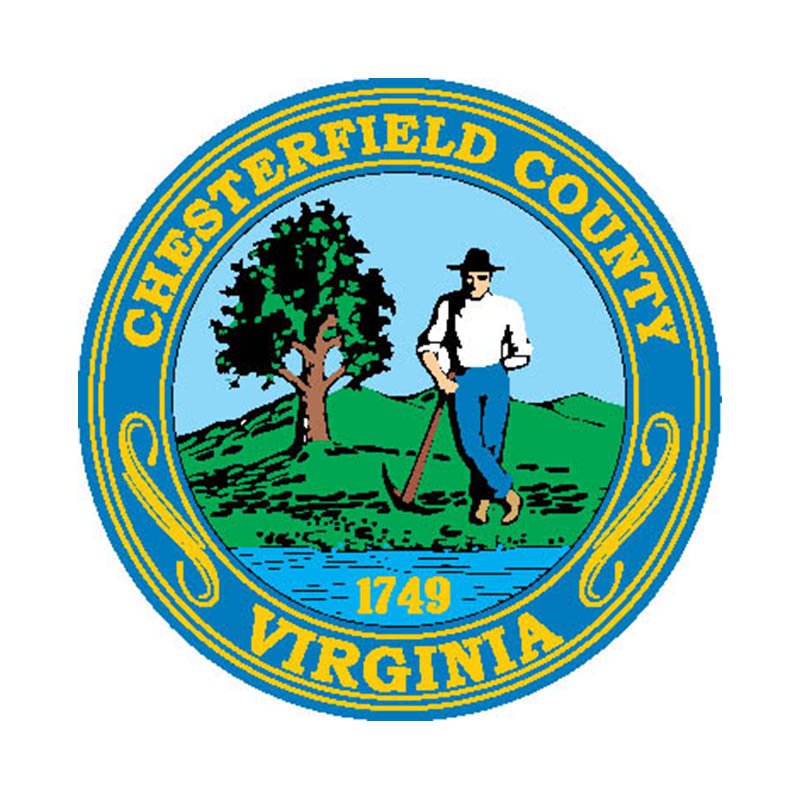 Chesterfield County Seal N6442 A4 Photo Print