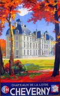 Cheverny Vintage Advert A4 Photo Print