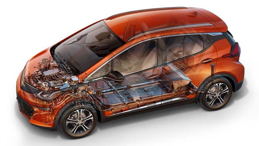 Chevrolet Bolt EV cutaway A4 Photo Print
