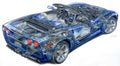 Chevrolet Corvette cutaway A4 Photo Print