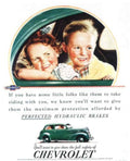 Chevy Family Brakes Vintage Retro Advert Poster A4 Photo Print