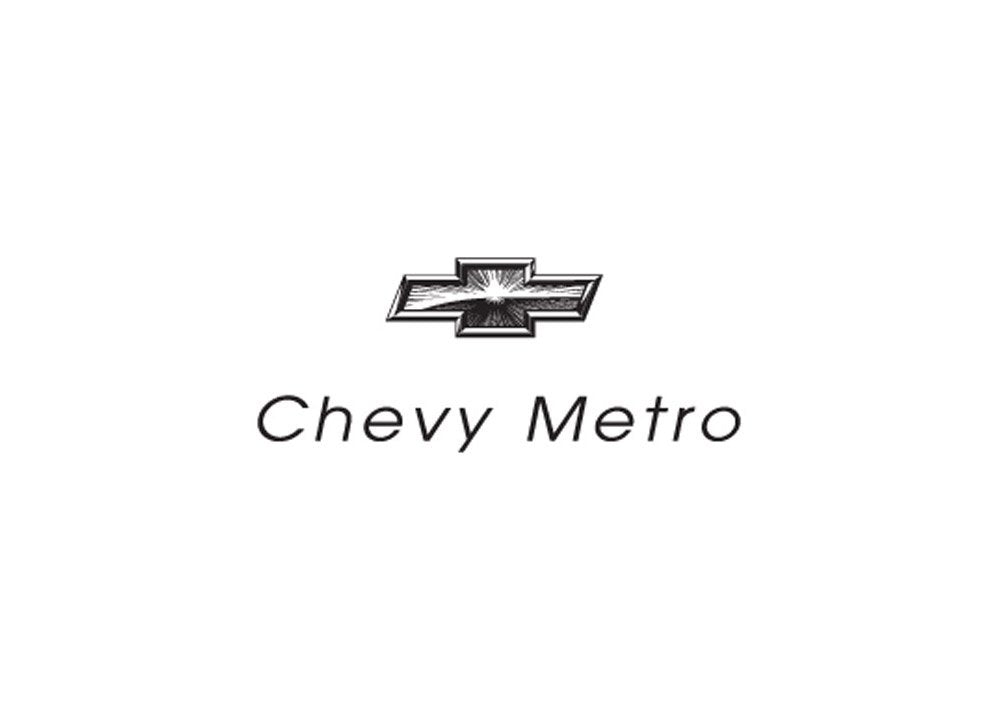 Chevy Metro A4 Photo Print