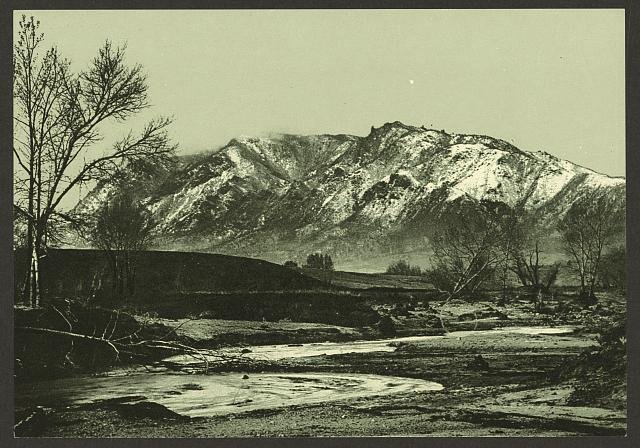 Cheyenne Mountain Vintage A4 Photo Print