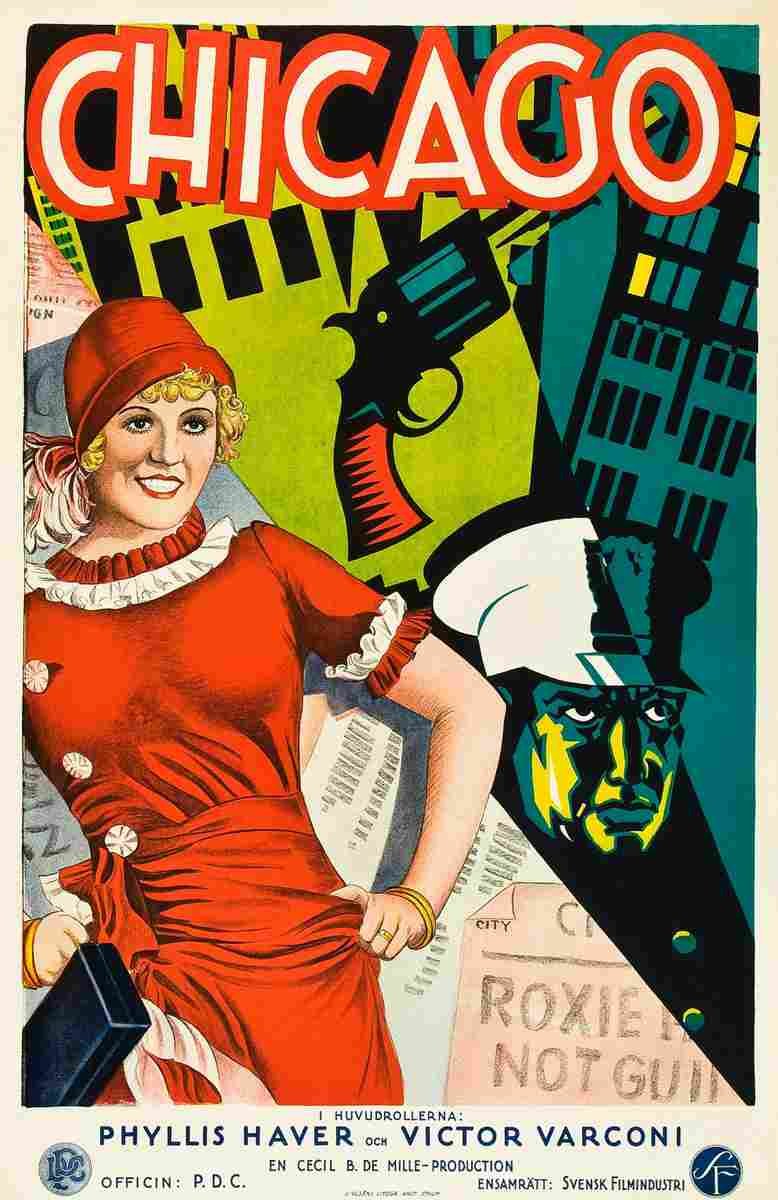 Chicago 1927 01  film star poster A4 Photo Print