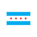 Chicago City Flag N4928 A4 Photo Print