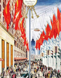 Chicago Flagpole Keys Vintage Retro Advert Poster A4 Photo Print