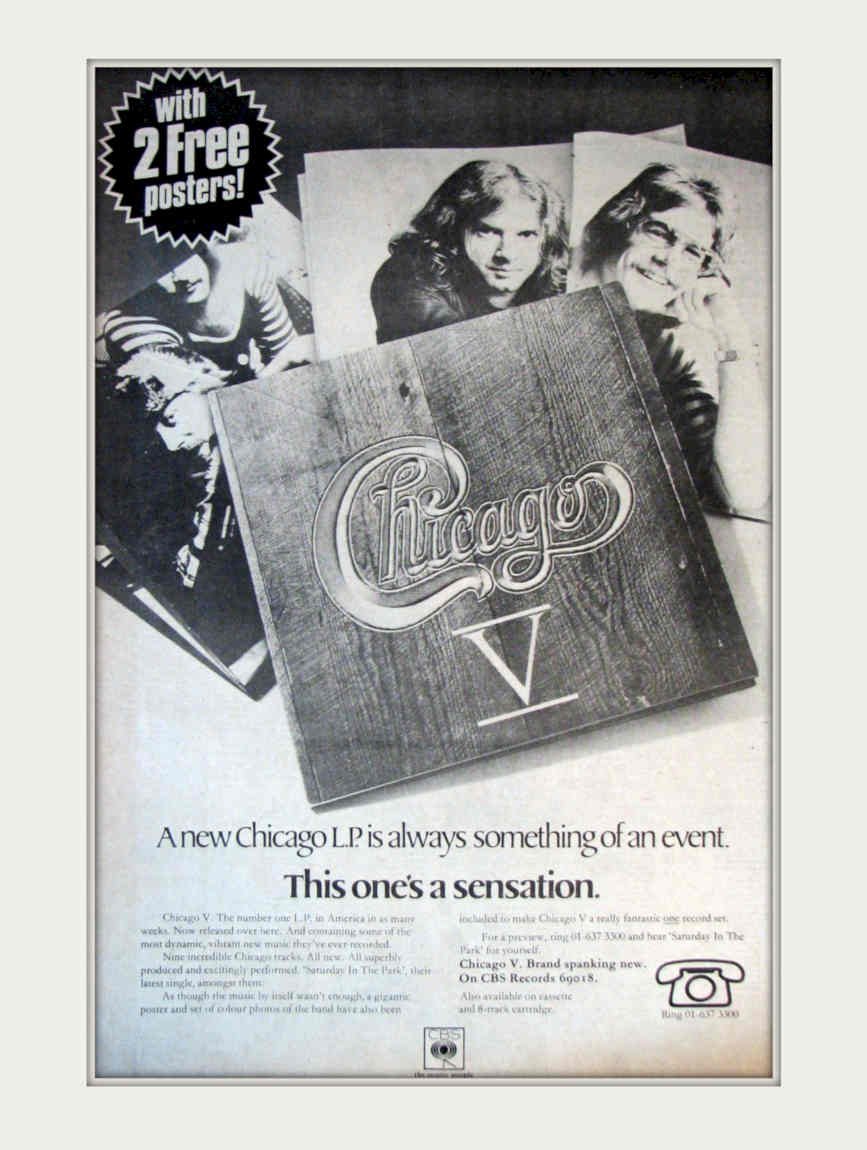 Chicago Lp Event Vintage Retro Advert Poster A4 Photo Print