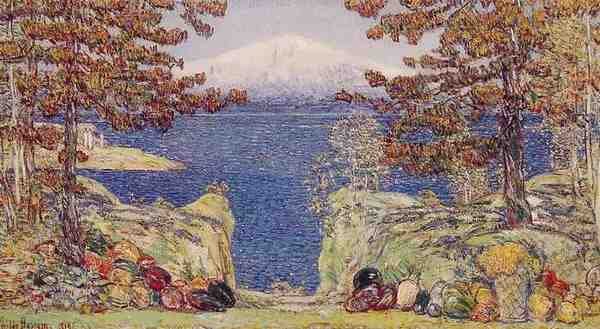 Childe Hassam California A4 Photo Print