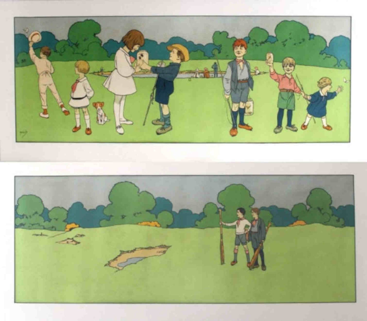 Children Cricket Game Vintage Retro Advert Poster A4 Photo Print