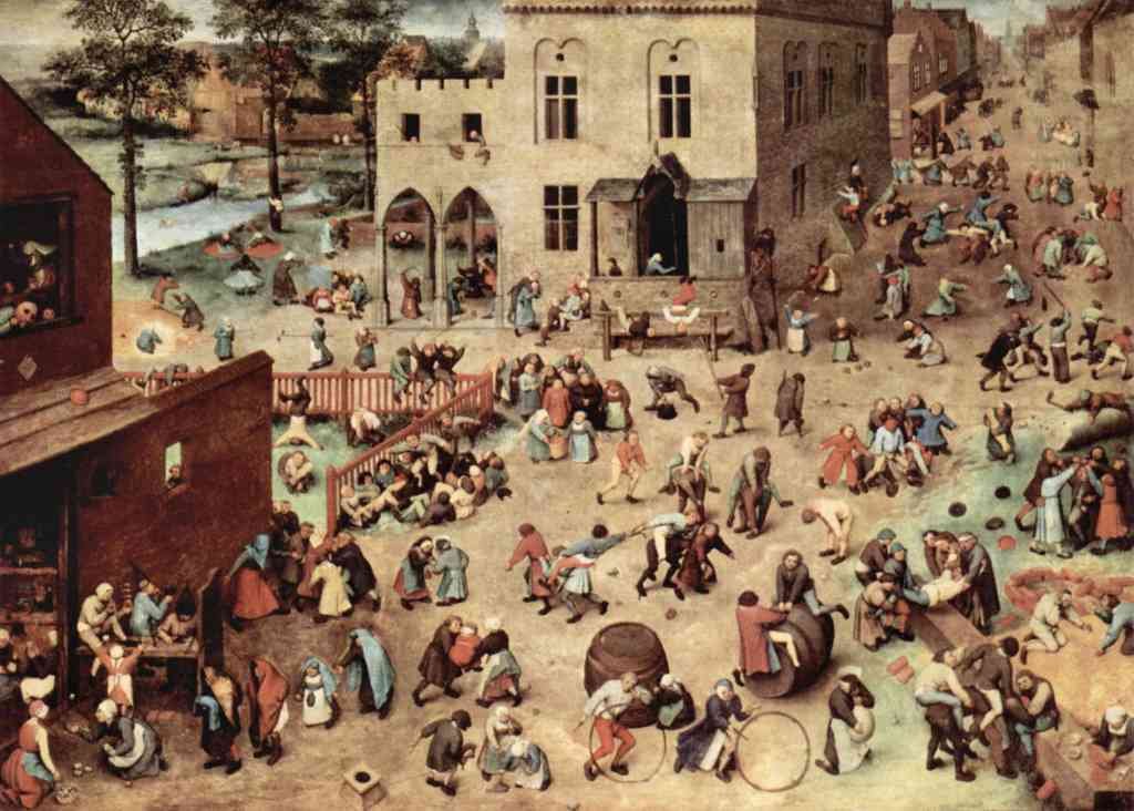Childs Play Pieter Bruegel A4 Photo Print