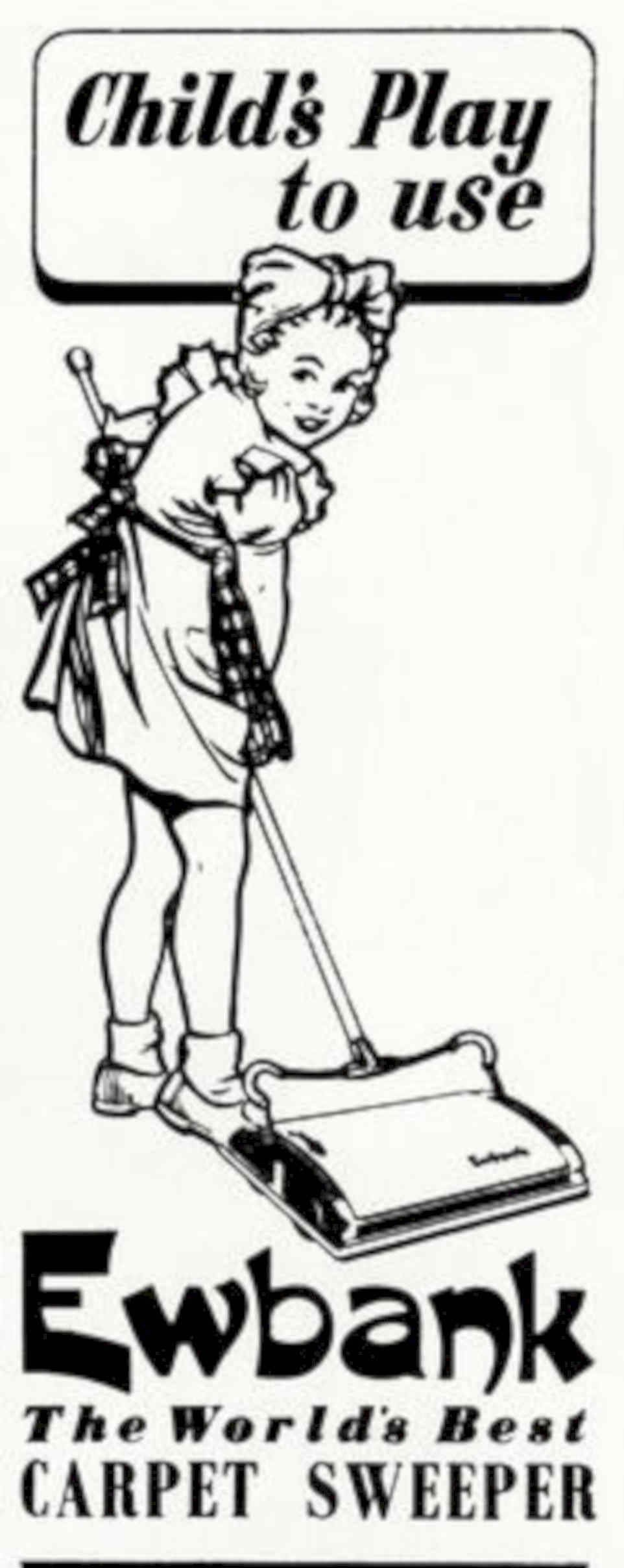 Childs Play Sweeper Vintage Retro Advert Poster A4 Photo Print