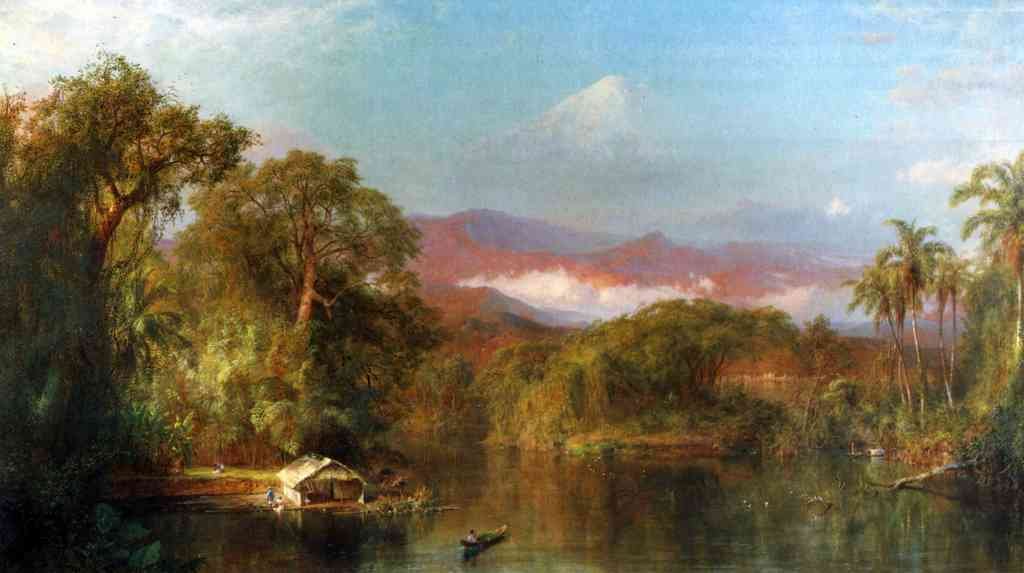 Chimborazo Ecuador Frederick Edwin Church A4 Photo Print