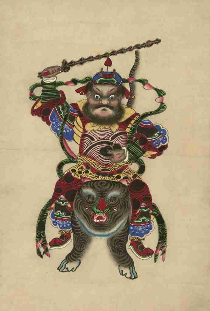 Chinese New Years print 1850 1900 Vintage A4 Photo Print